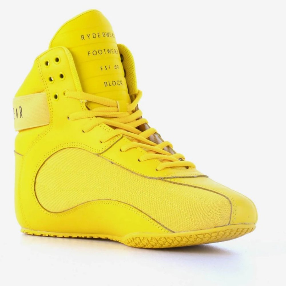 Ryderwear D-MAK BLOCK Men's Sneakers (YELLOW)